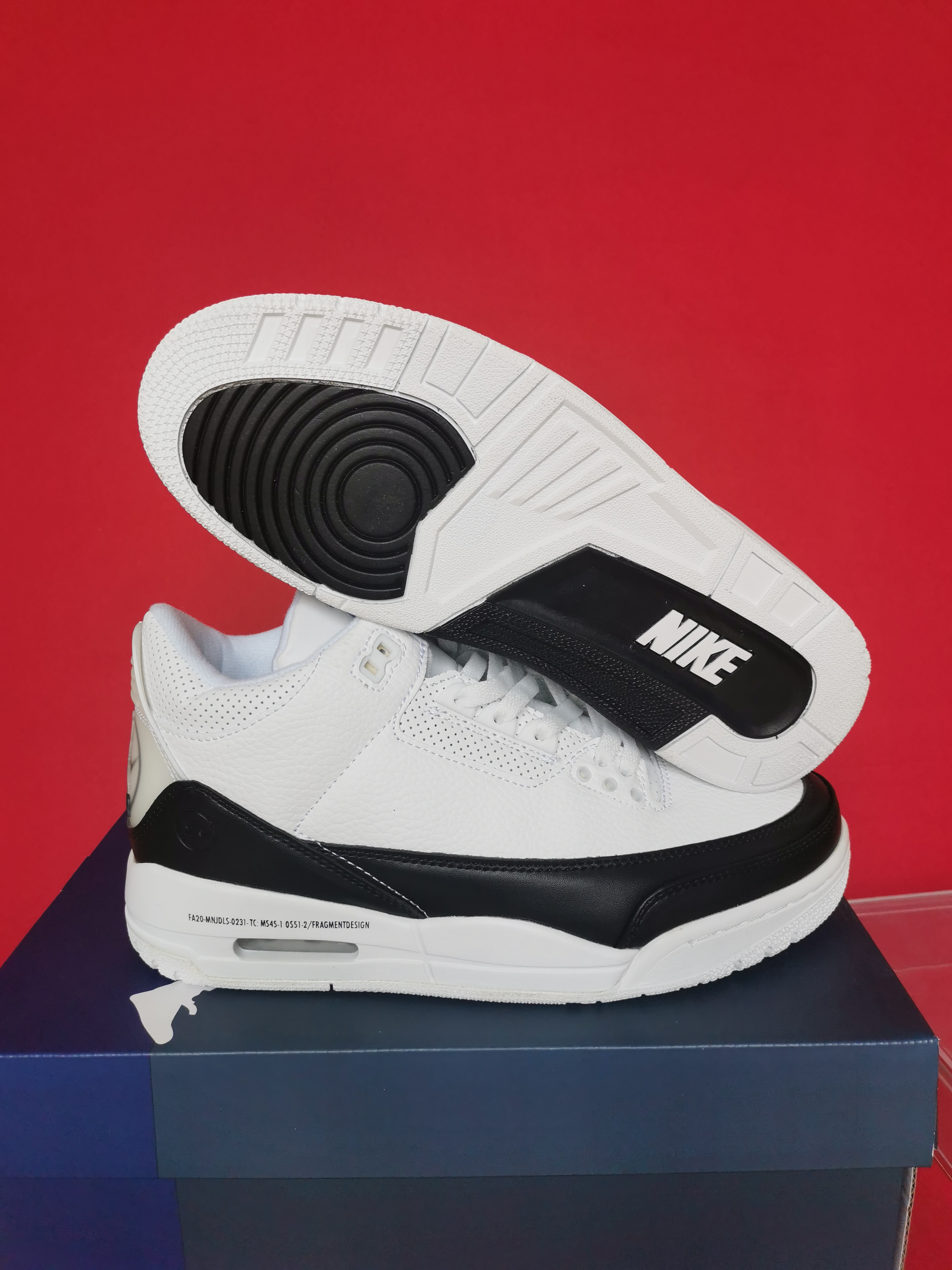 Air Jordan 3 OG White Black Shoes